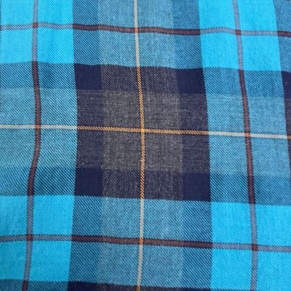 Johnnie-O Featherweight Shirt Men’s Large Blue Plaid Long Sleeve Button Up Surf - Picture 3 of 11